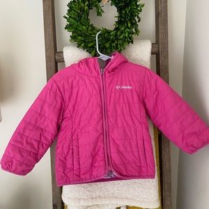Columbia Kids Pink Puffer Jacket
